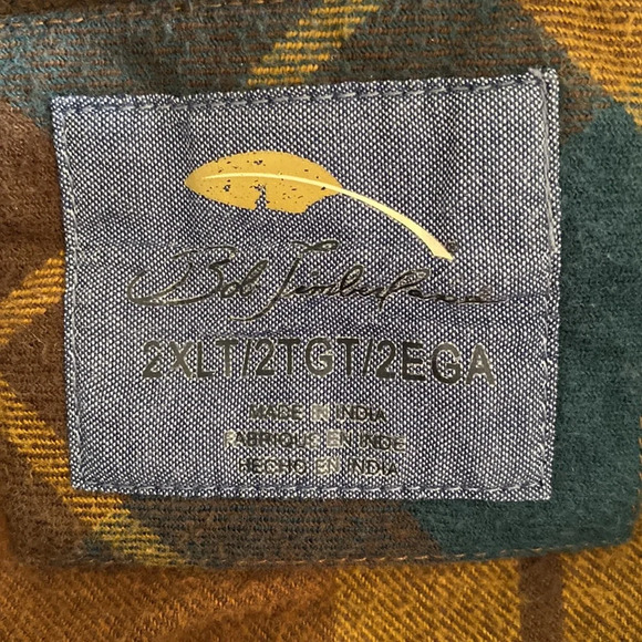 Bob Timberlake Men’s 2XLT Plaid Casual Button Down Chest Pocket - Picture 5 of 6